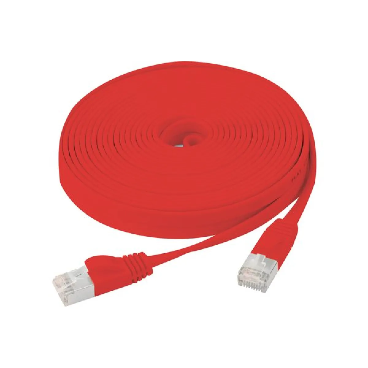 Dexlan Rouge Câble Rj45 Plat - 1 M