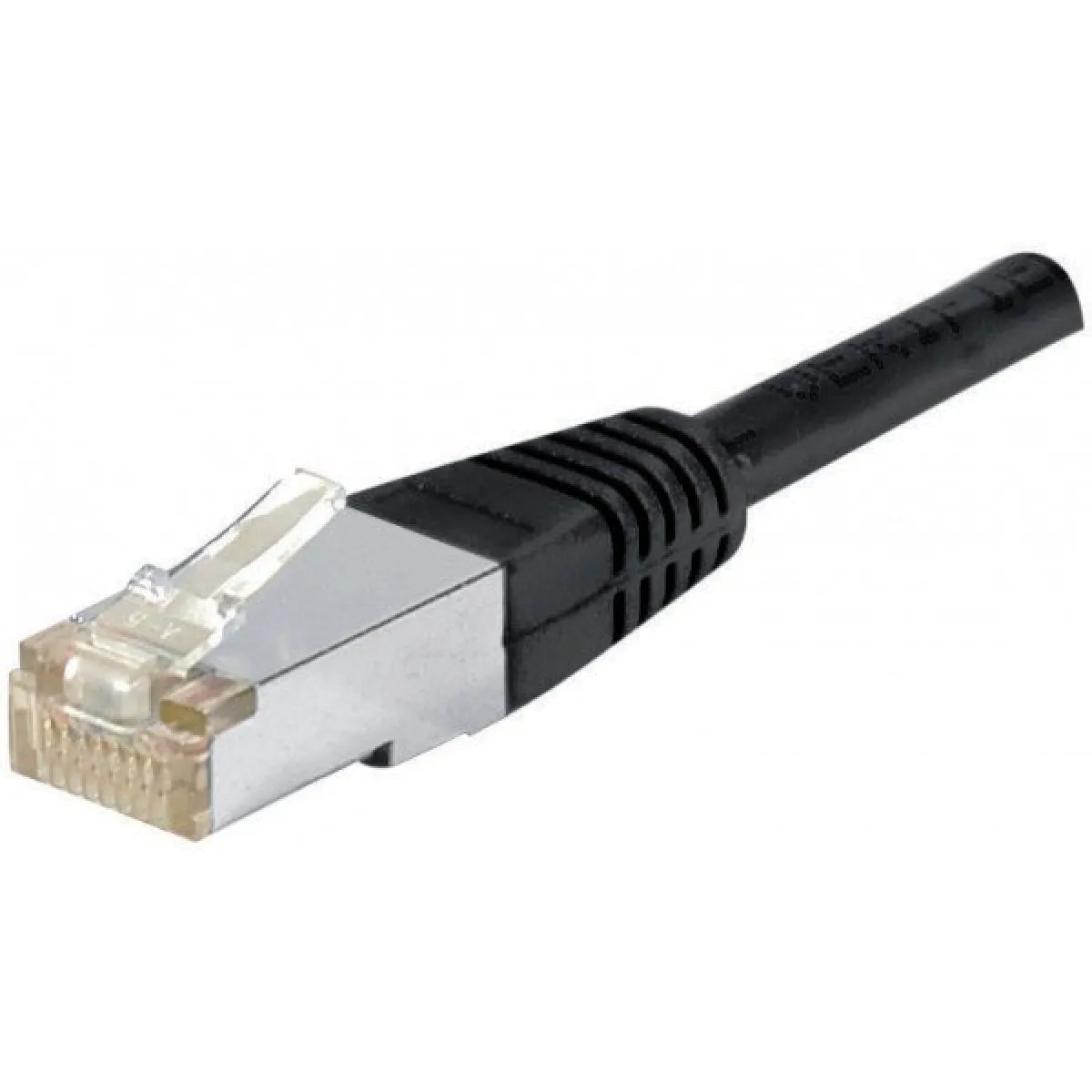 Générique Cordon RJ45 catégorie 6 F/UTP noir - 7 m