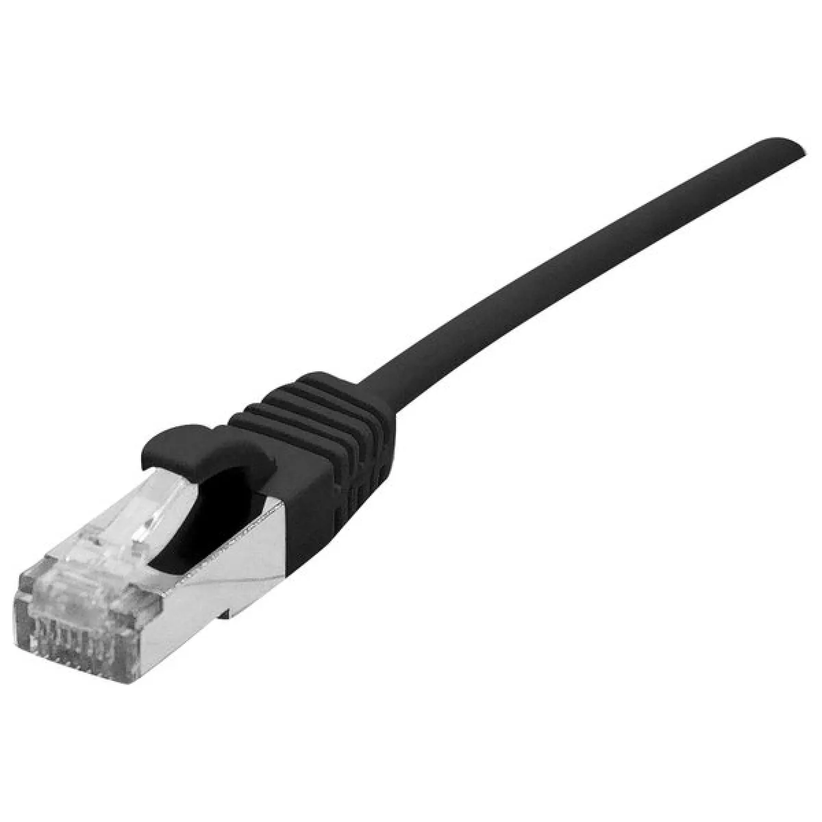 Dexlan Noir Câble Rj45 Ultra-Fin Cat 6A - 10 M