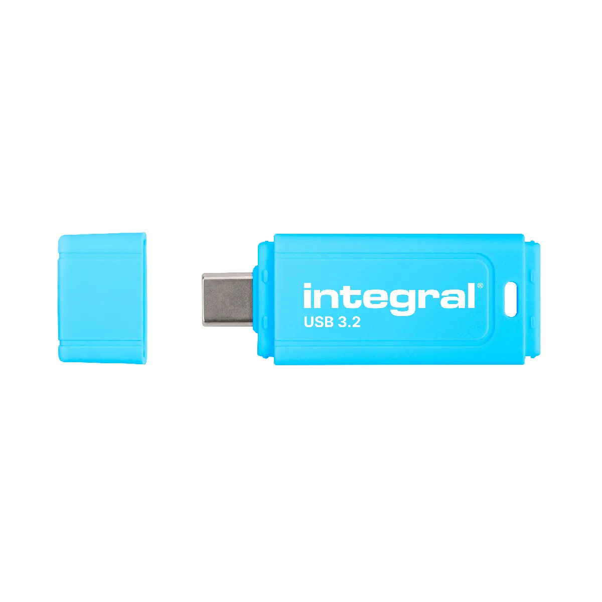 INTEGRAL CLE USB 128GB USB-C 3.2 GEN1 DRIVE BLEUE