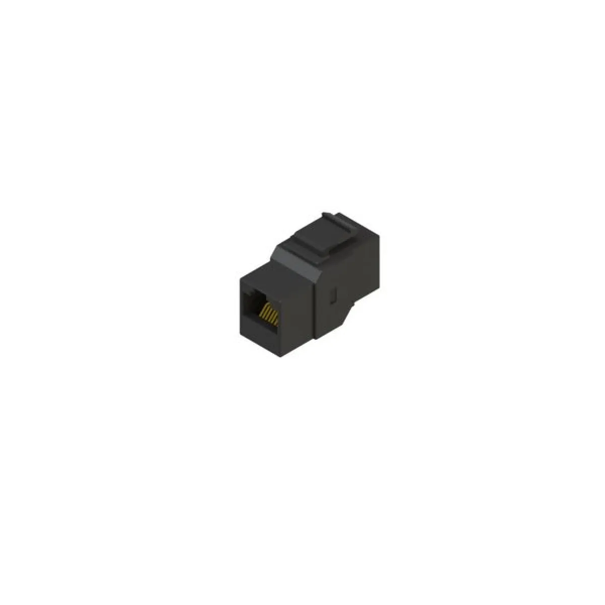 Dexlan Noir Embase De Traversée Rj45 Keystone - 1 M