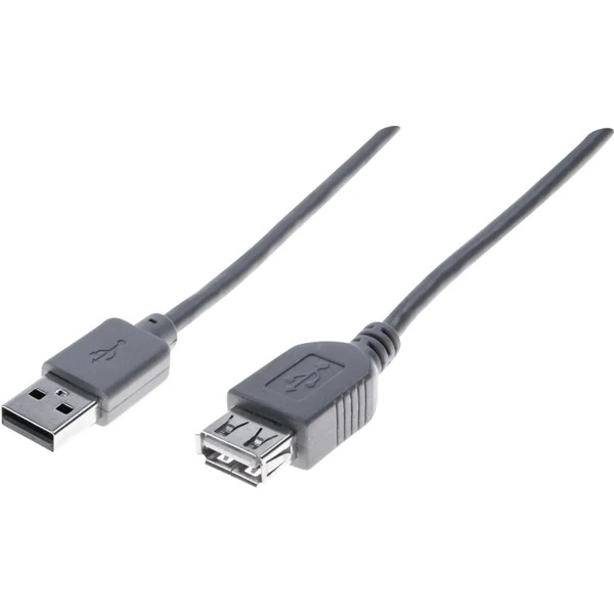 Dexlan Gris Rallonge Usb A Vers Usb A - 1 M