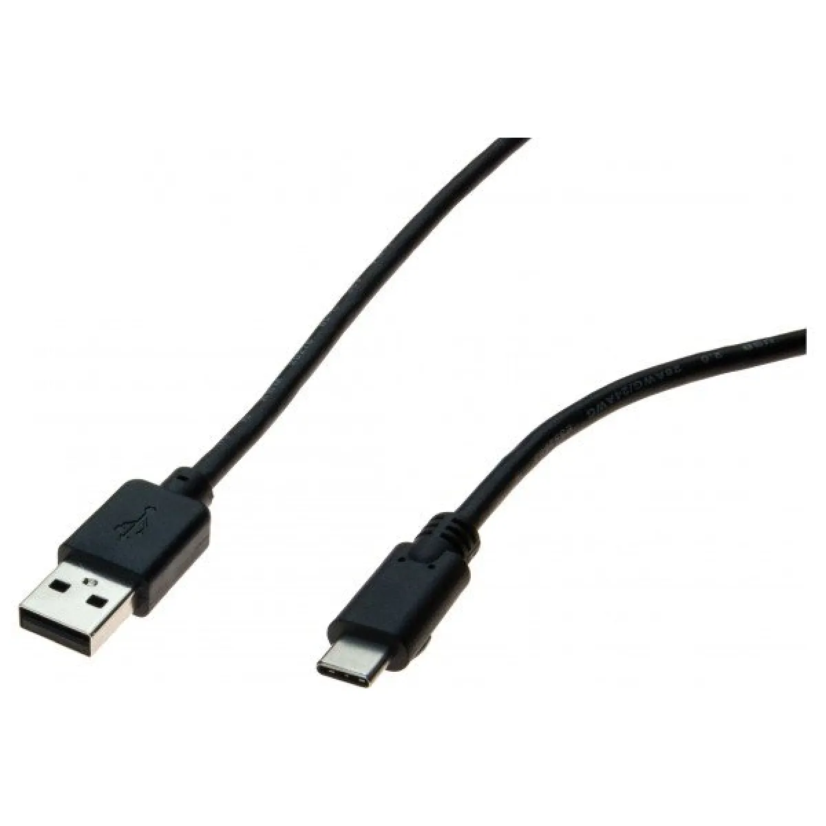 Dacomex Sachet Cordon Usb Type-A / Type-C 1,0 Taille 2.0 Noir de Inmac Wstore - Image 2