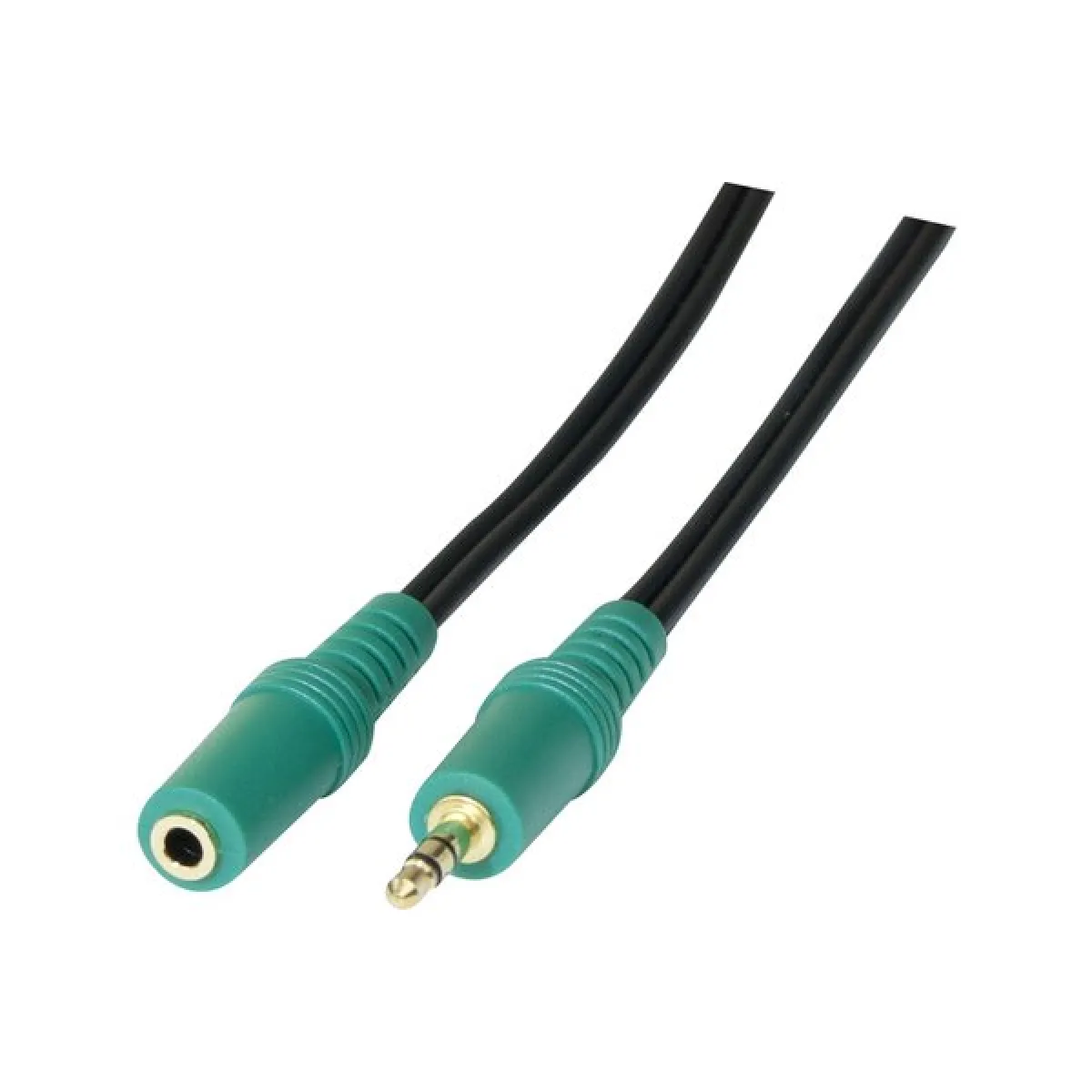 Dexlan Noir Rallonge Stéréo Jack 3,5 Mm Pc99 - 1 M
