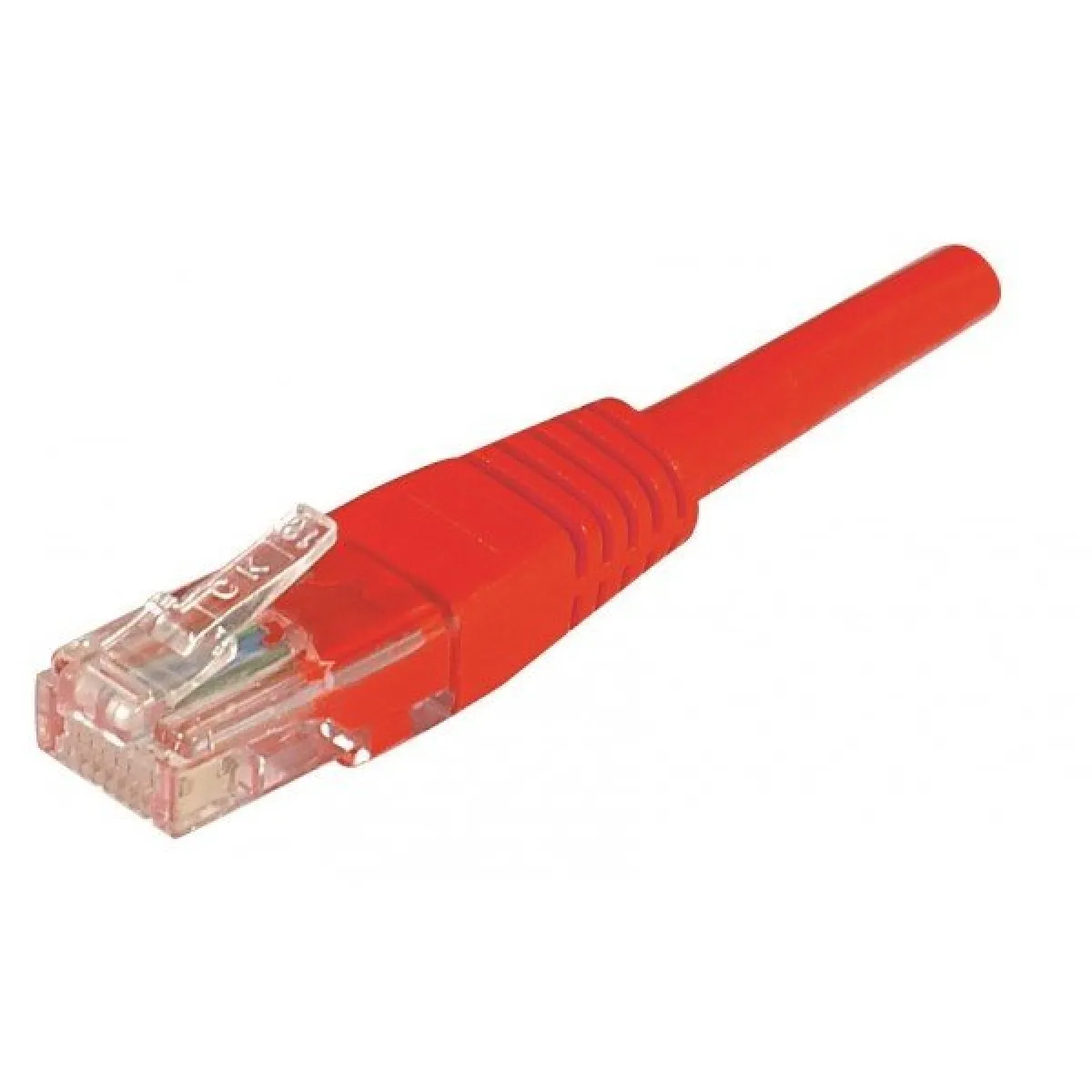 Dexlan Rouge Câble Réseau Rj45 - 1 M