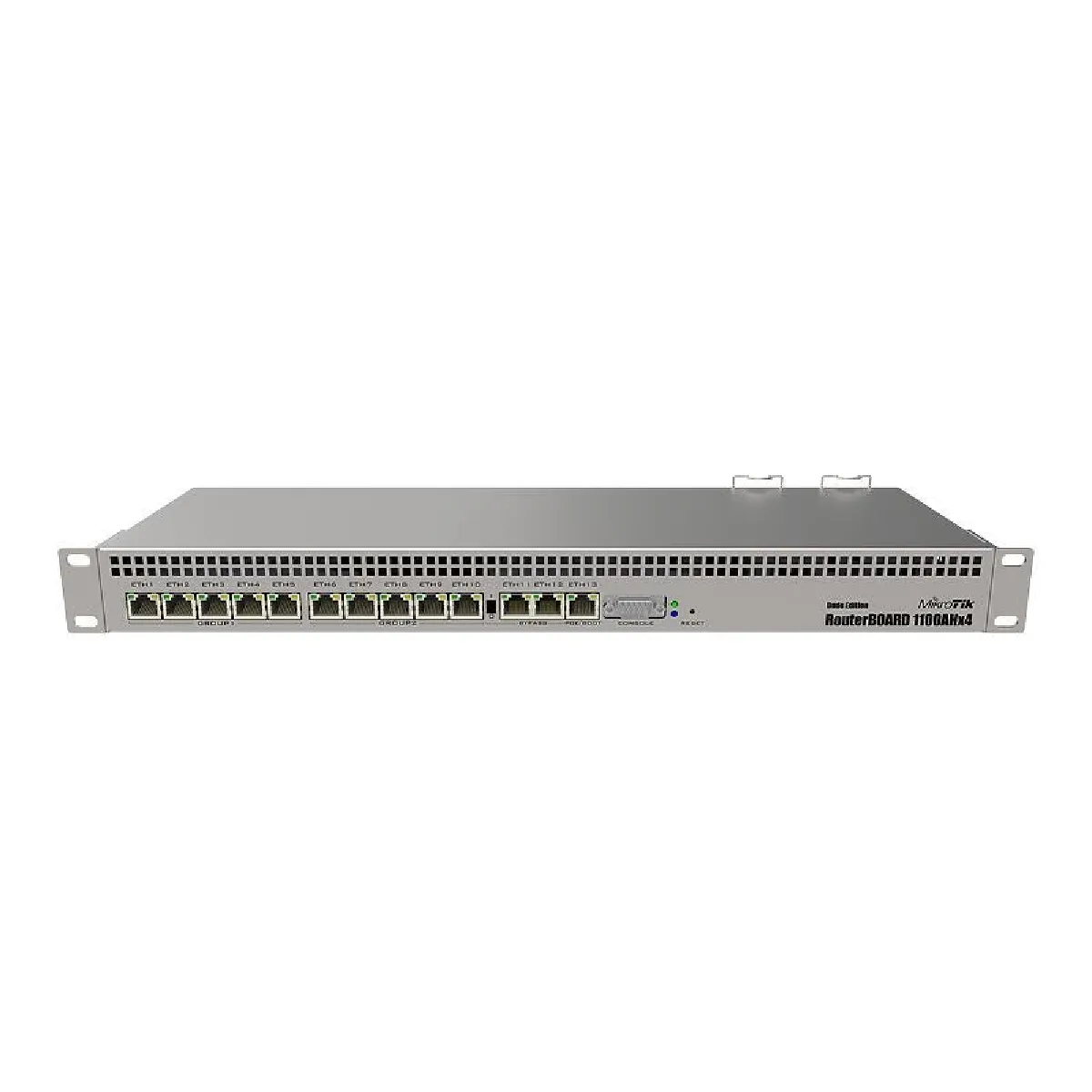 Mikrotik Argent Routeur Filaire Rb1100ahx4 Dude Edition - 13 Ports - Gigabit Ethernet