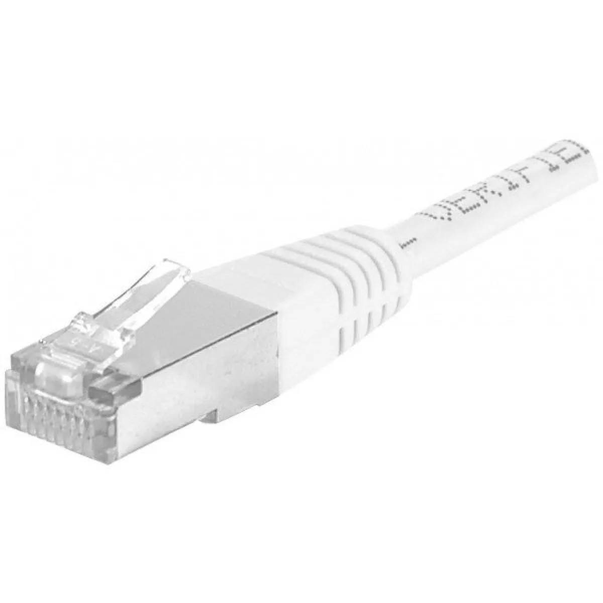 Dexlan Blanc Câble Réseau Rj45 Cat 6A S/Ftp - 1 M