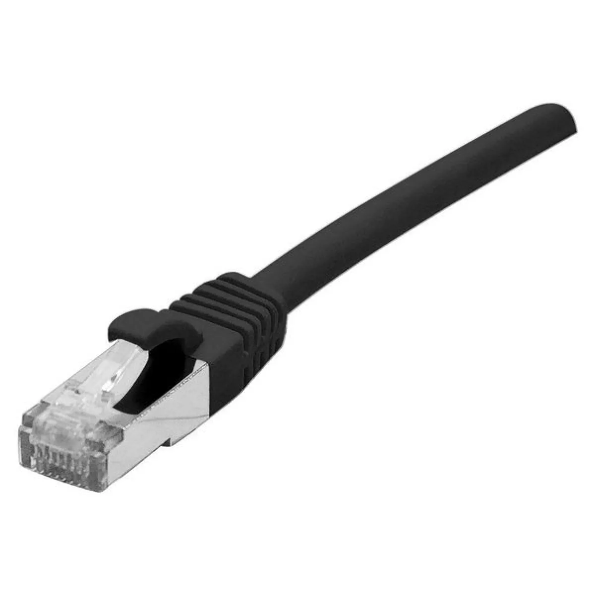 Cordon patch RJ45 F/UTP cat 6 lsoh snagless Noir - 3m