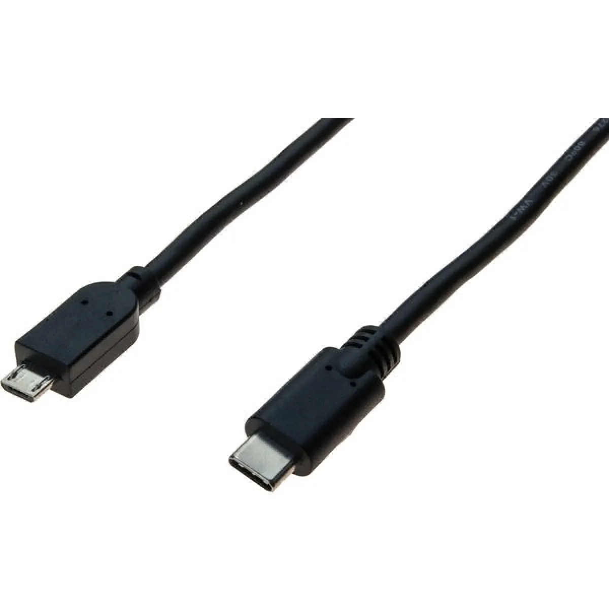 Dexlan Noir Câble Usb-C Vers Micro-Usb - 1 M