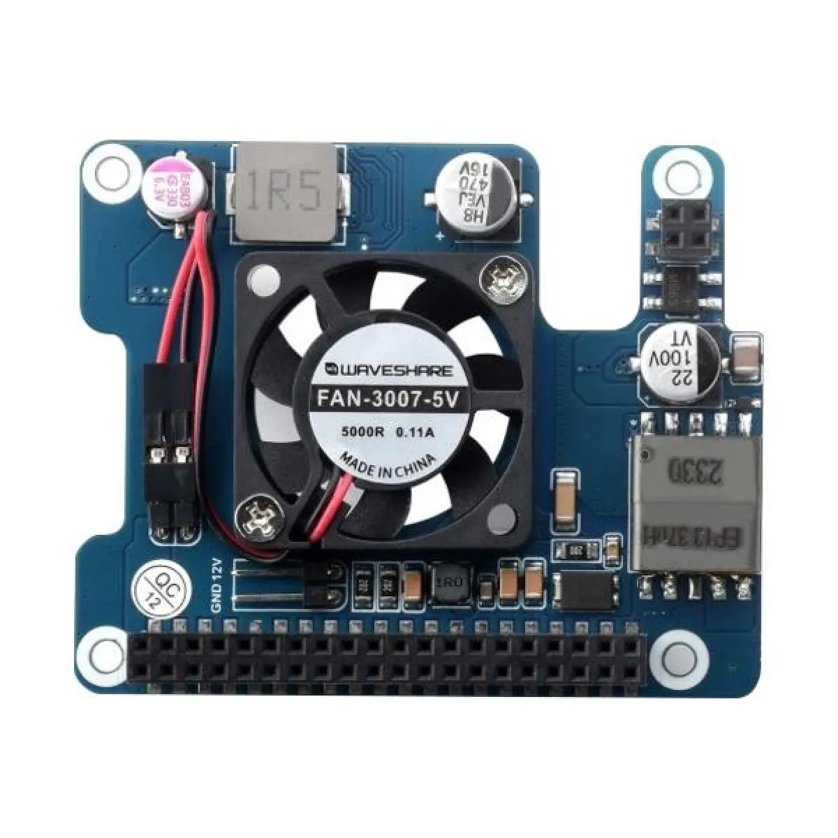 Raspberry Module Poe Hat Ventilé Pour Pi 5