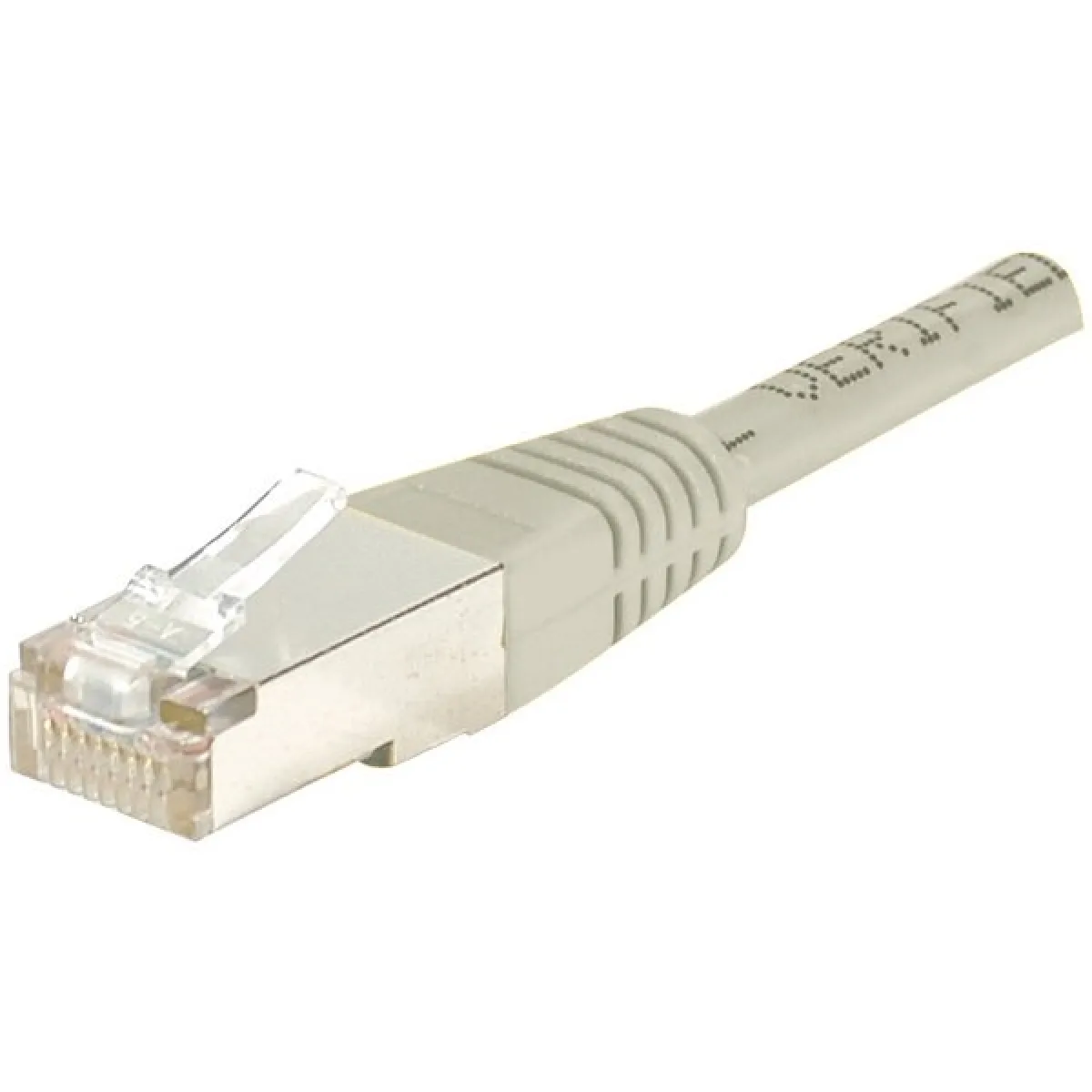 exertis Connect - Cordon de raccordement - RJ-45 (M) pour RJ-45 (M) - 1.5 m - paire torsade crante (F/UTP) - CAT 6 - gris