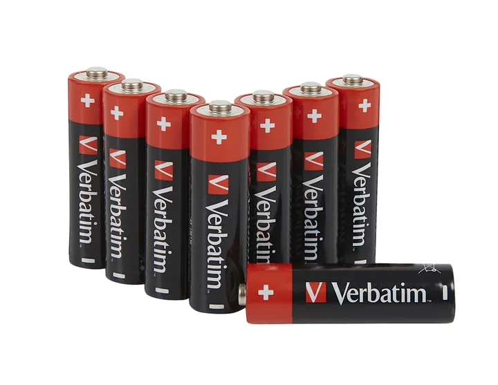 Pile VERBATIM 49503 AA 1 5 V Pack 8 pièces usage unique - vue 2