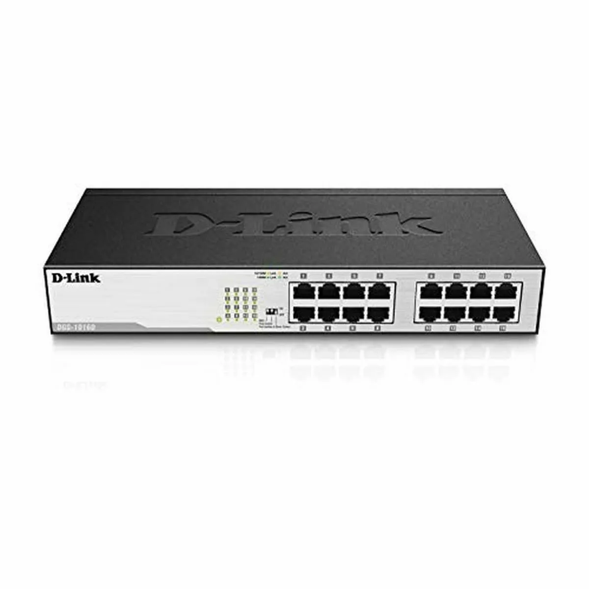 D LINK Switch/16xG+F+ENet RJ45 19""desktop Green