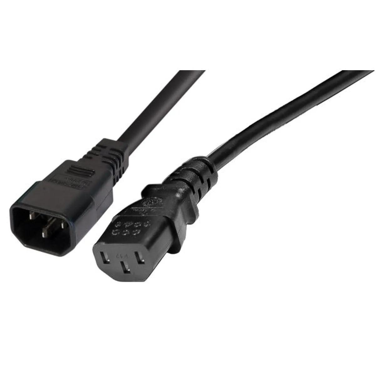 Dexlan Noir Rallonge D'alimentation Pour Pc, Moniteur Et Onduleur (3 M) - (Coloris )