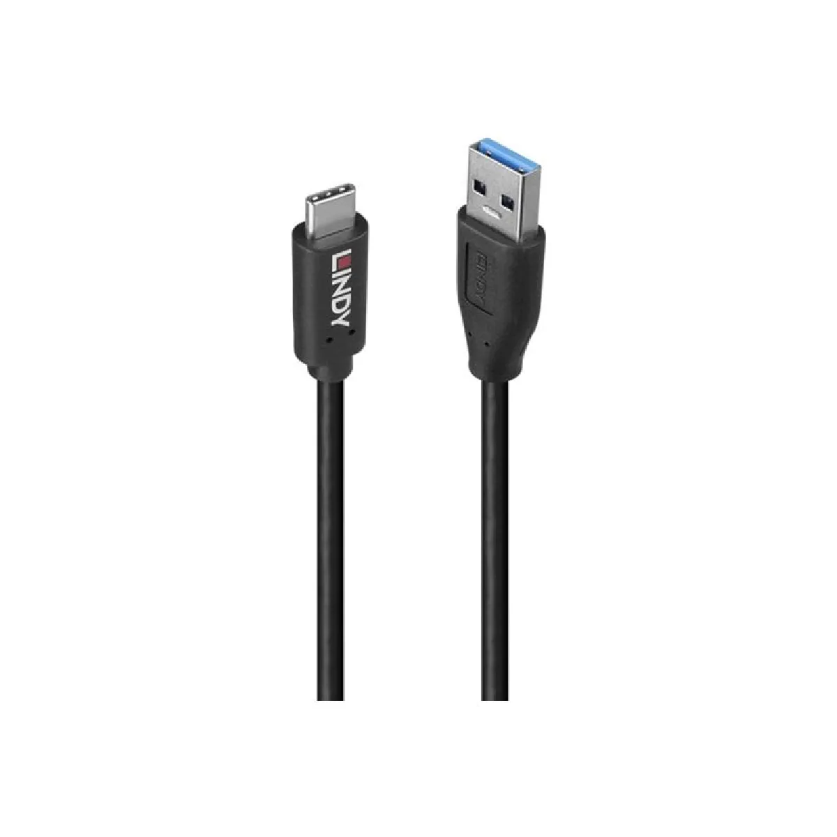 Cable USB Lindy 36970 0,5 m USB A vers USB C 3.2 Gen 2 Noir - Image 3