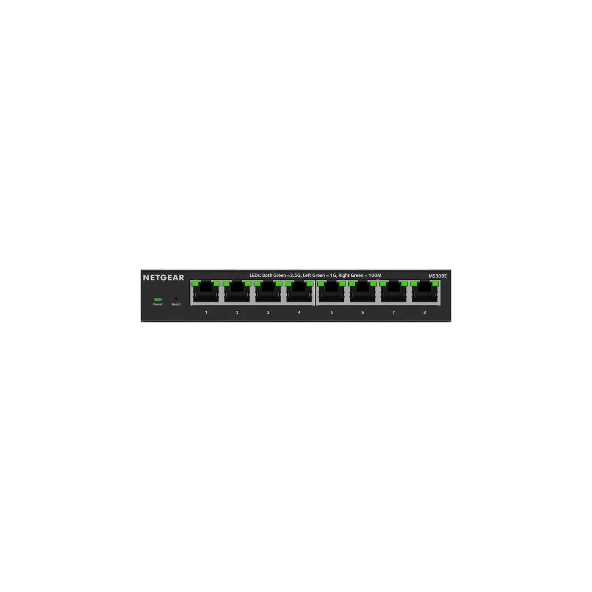 Non Communiqué Netgear 300 Series Plus Ms308 - Commutateur - Multi-Gigabit - Géré - 8 X 100/1000/2.5G - De Bureau, Fixation Murale - Image 3
