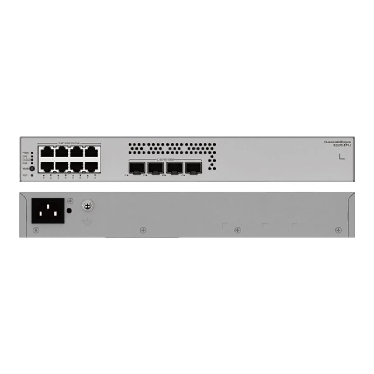 Huawei S220S Series S220S 8P4J Commutateur Géré 8 x 101001000 PoE+ + 4 x 10010002.5G SFP Montable sur rack PoE+ - vue 2