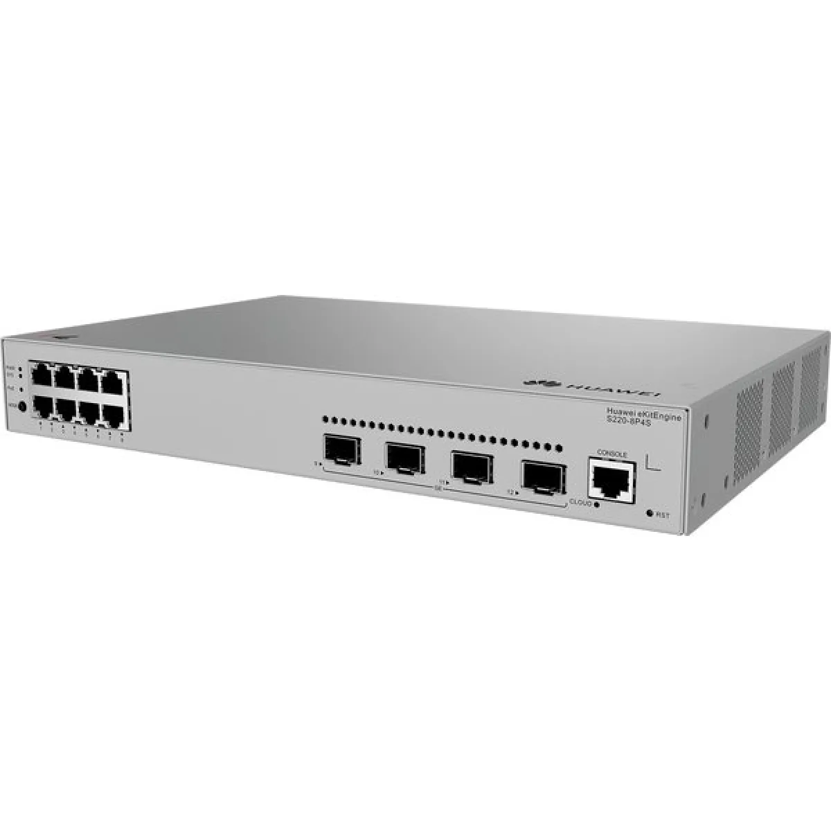 Switch Huawei S220 8P4S avec 8 ports Gigabit et 4 ports PoE+. - vue 2