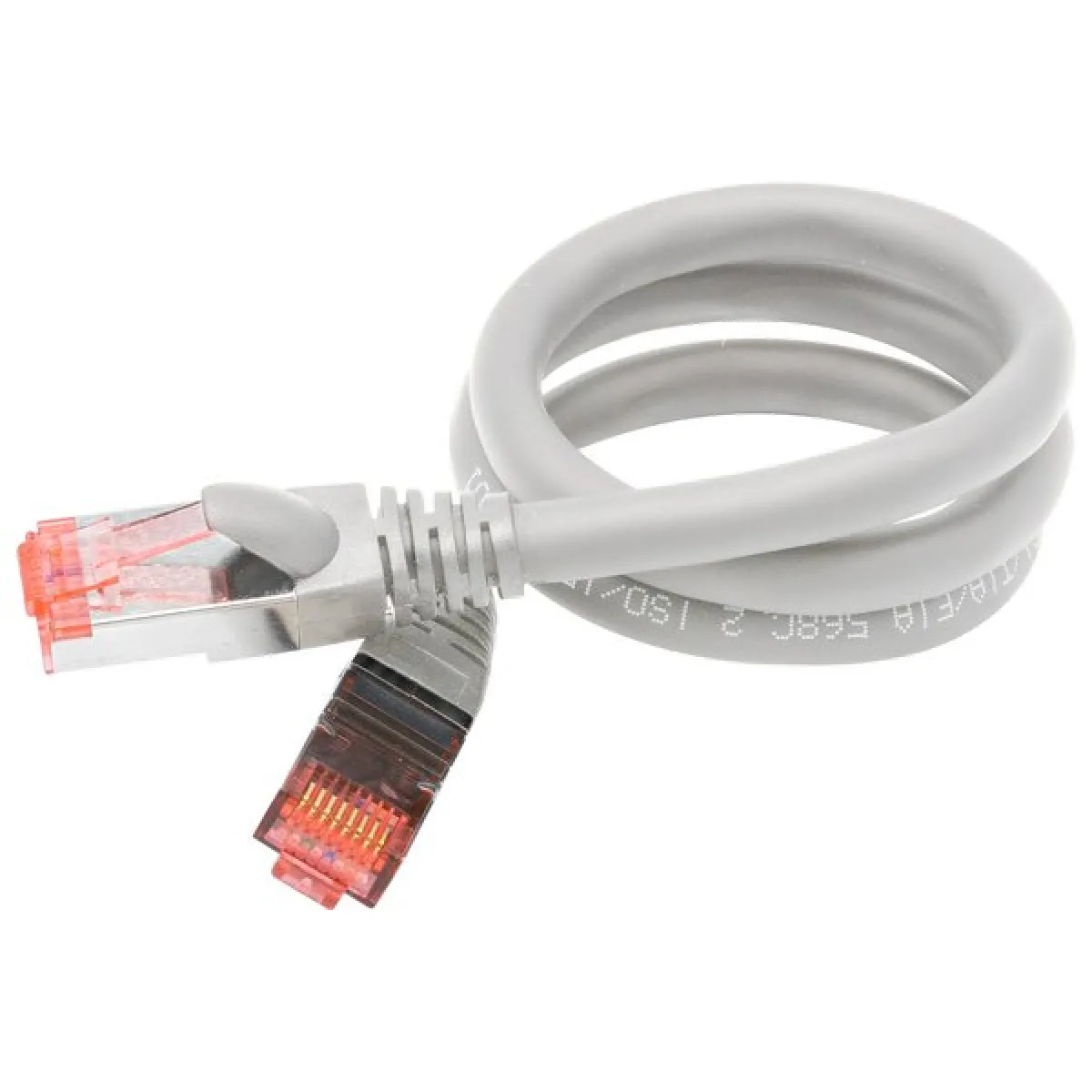 Dexlan Gris Câble Réseau Rj45 Cat.6a - 1 M