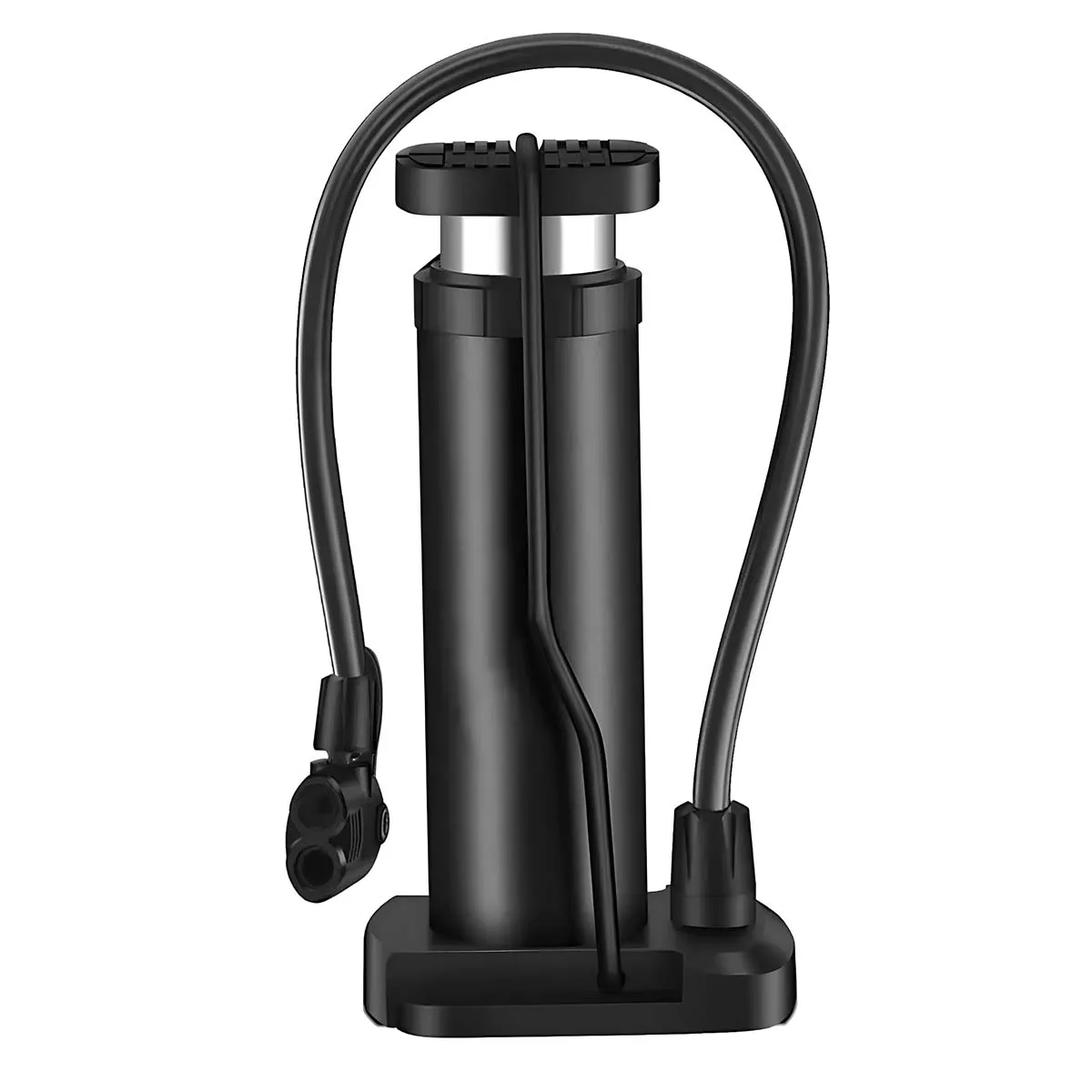 Avizar - Mini Pompe à Pédale - 17 cm - Aluminium - Noir - Image 2