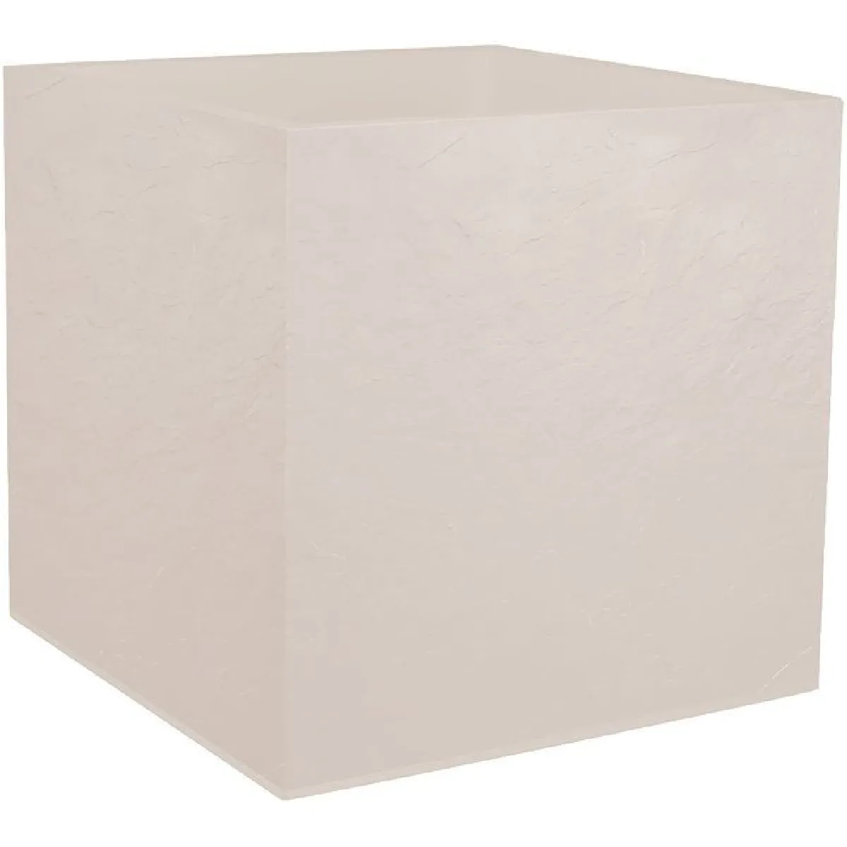 Eda Plastiques Beige Volcania - 39,5 X 39,5 X 43,5 Cm - Calcaire