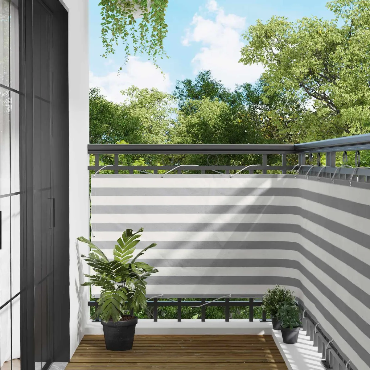 vidaXL Écran de balcon et 90 x 700 cm