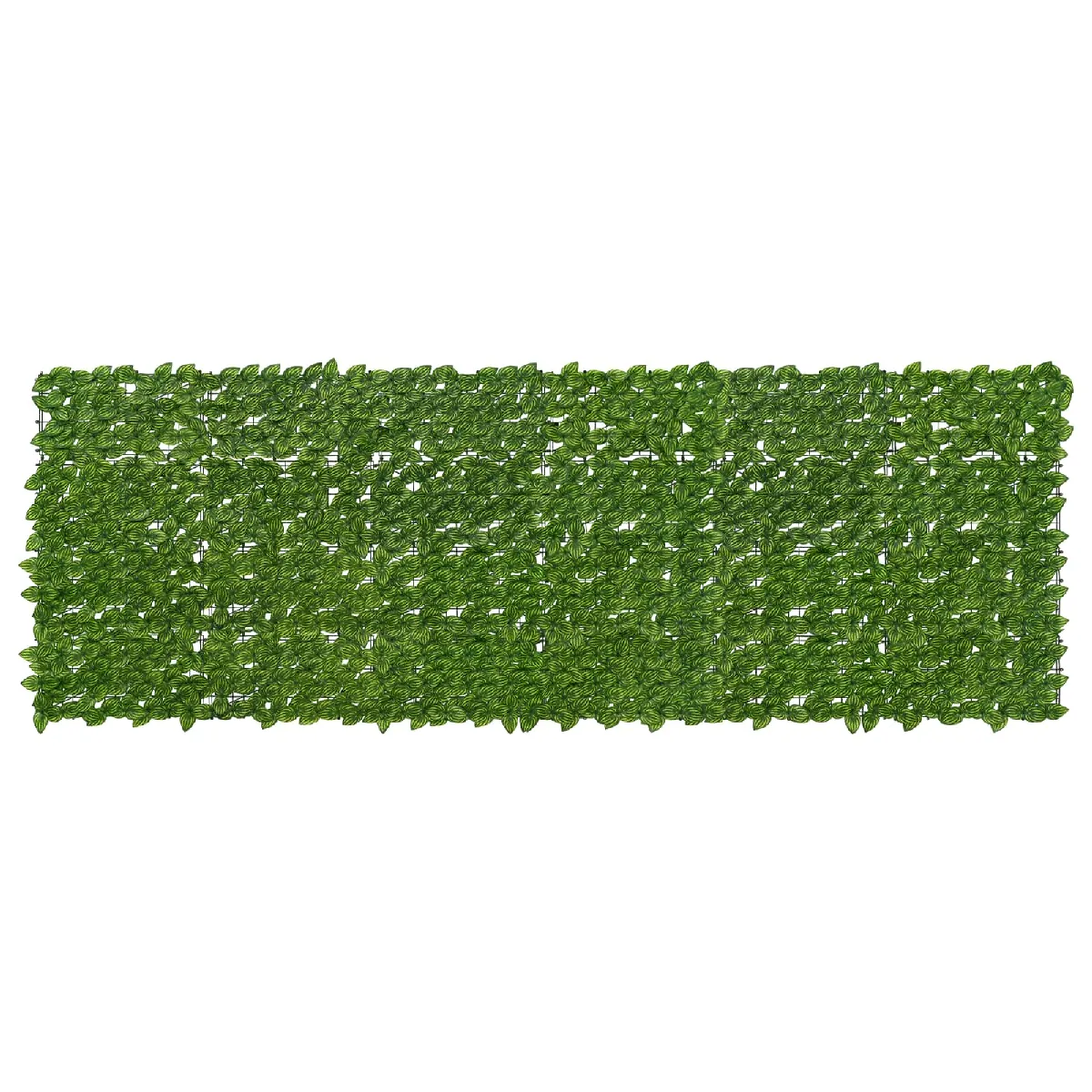 vidaXL Écran de balcon avec feuilles et jaune 300 x 100 cm
