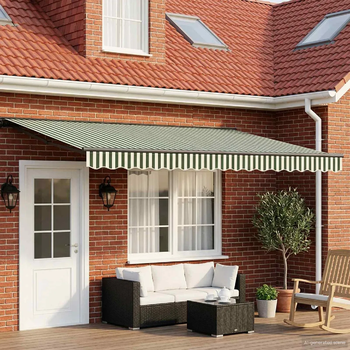 Vidaxl Auvent rétractable électrique 5 × 3,5 m - vue 2