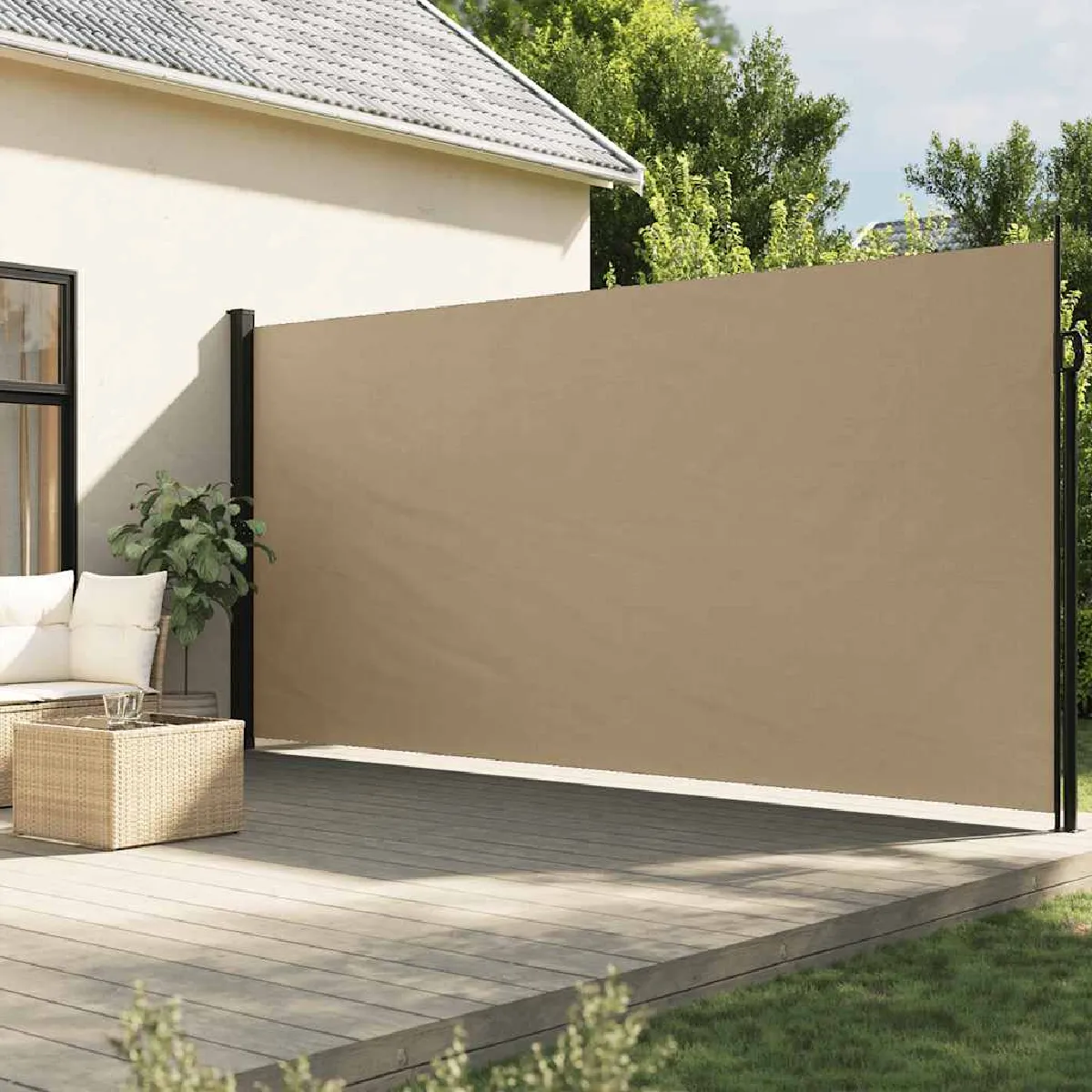 vidaXL Auvent latéral rétractable 220x500 cm - vue 4