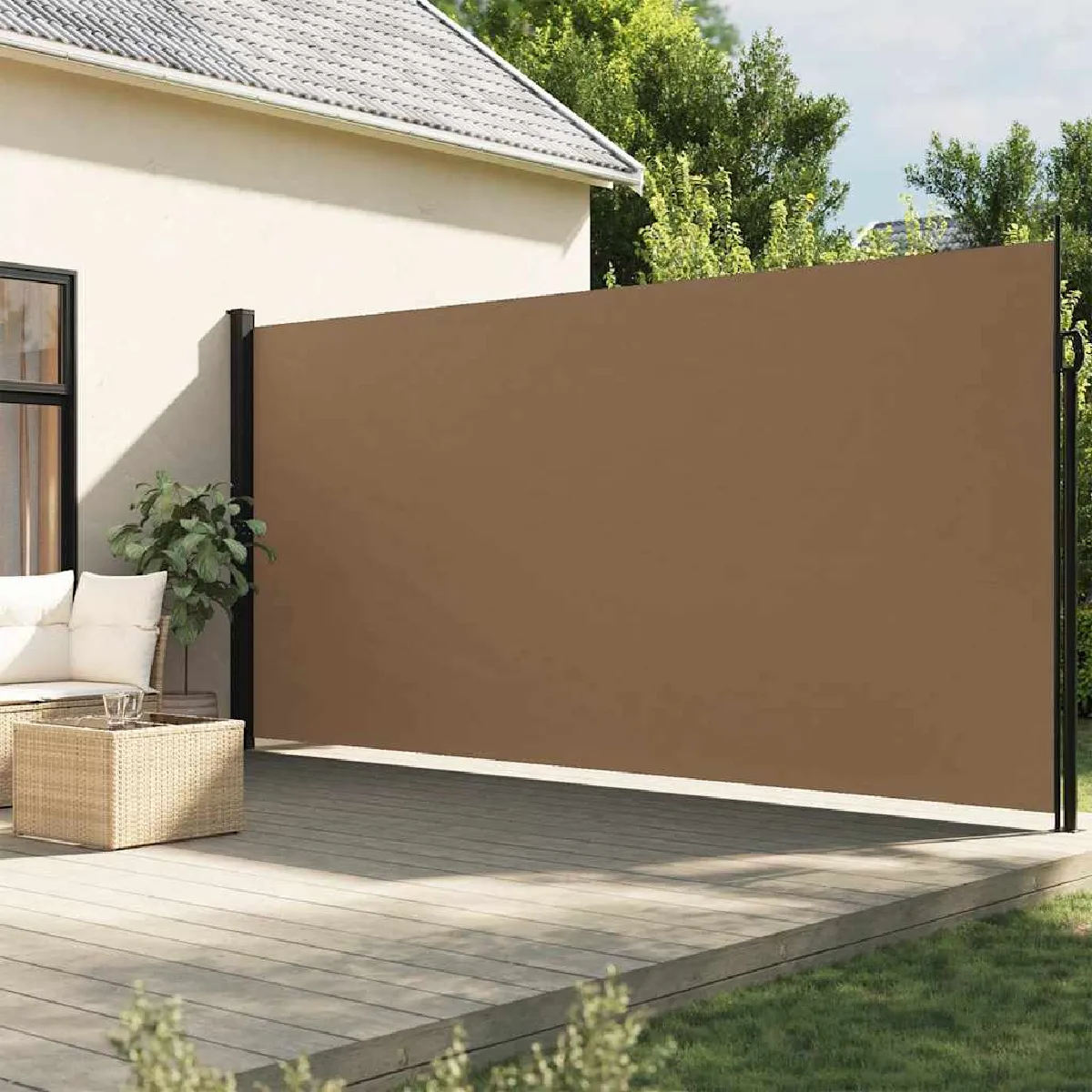 vidaXL Auvent latéral rétractable 220x500 cm - vue 5
