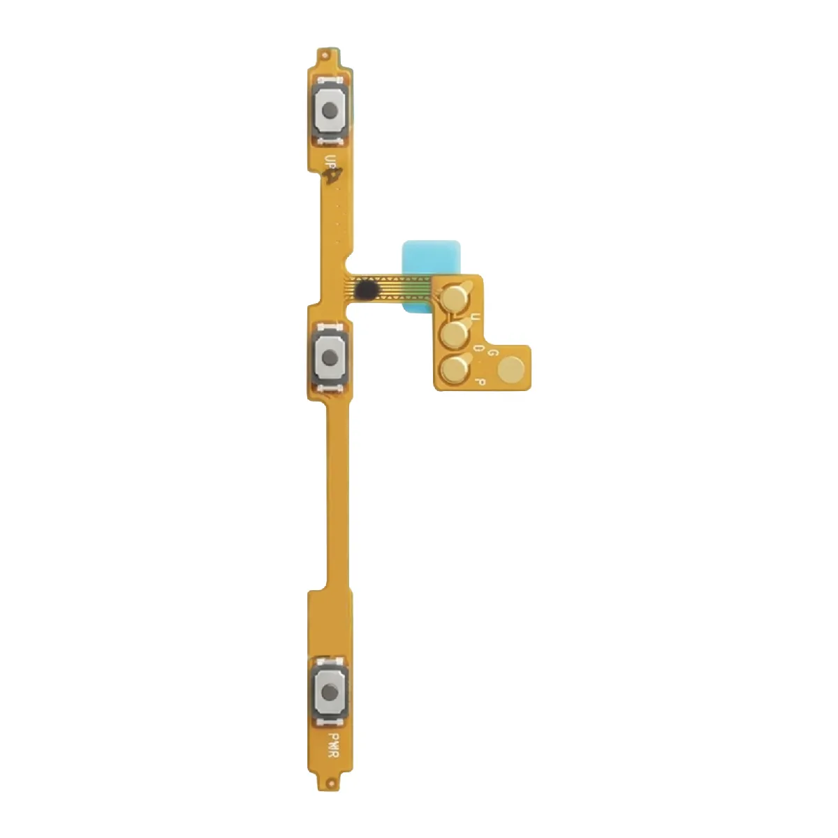 Avizar Doré Clappio Nappe Bouton Power Et Volume De Remplacement Pour Galaxy A17 5G E