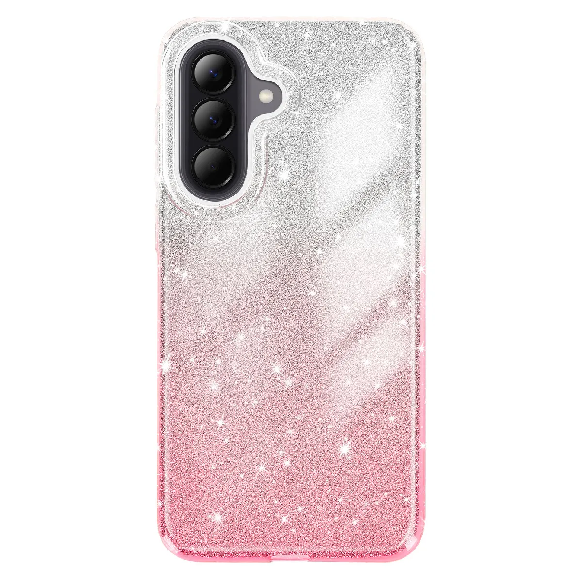 Avizar Coque Pour Galaxy A57 Édition Glitter Avec Bord Caméra Surélevé Multicolore