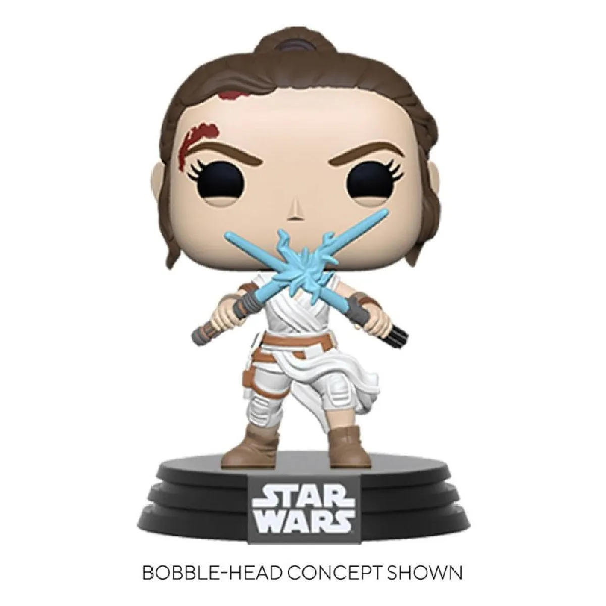 Figurine Funko Pop Star Wars Episode 9 Rey with 2 Sabers Neuf - vue 2