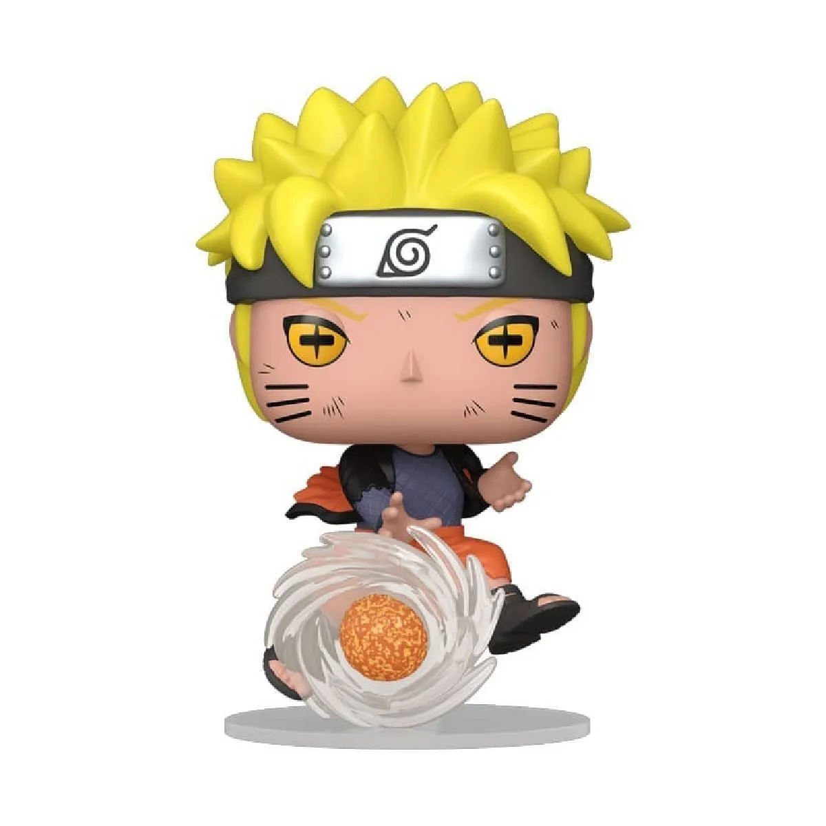 FUNKO Naruto Shippuden - Figurine POP! Naruto Uzumaki (Lava Release Rasenshuriken) 9 cm