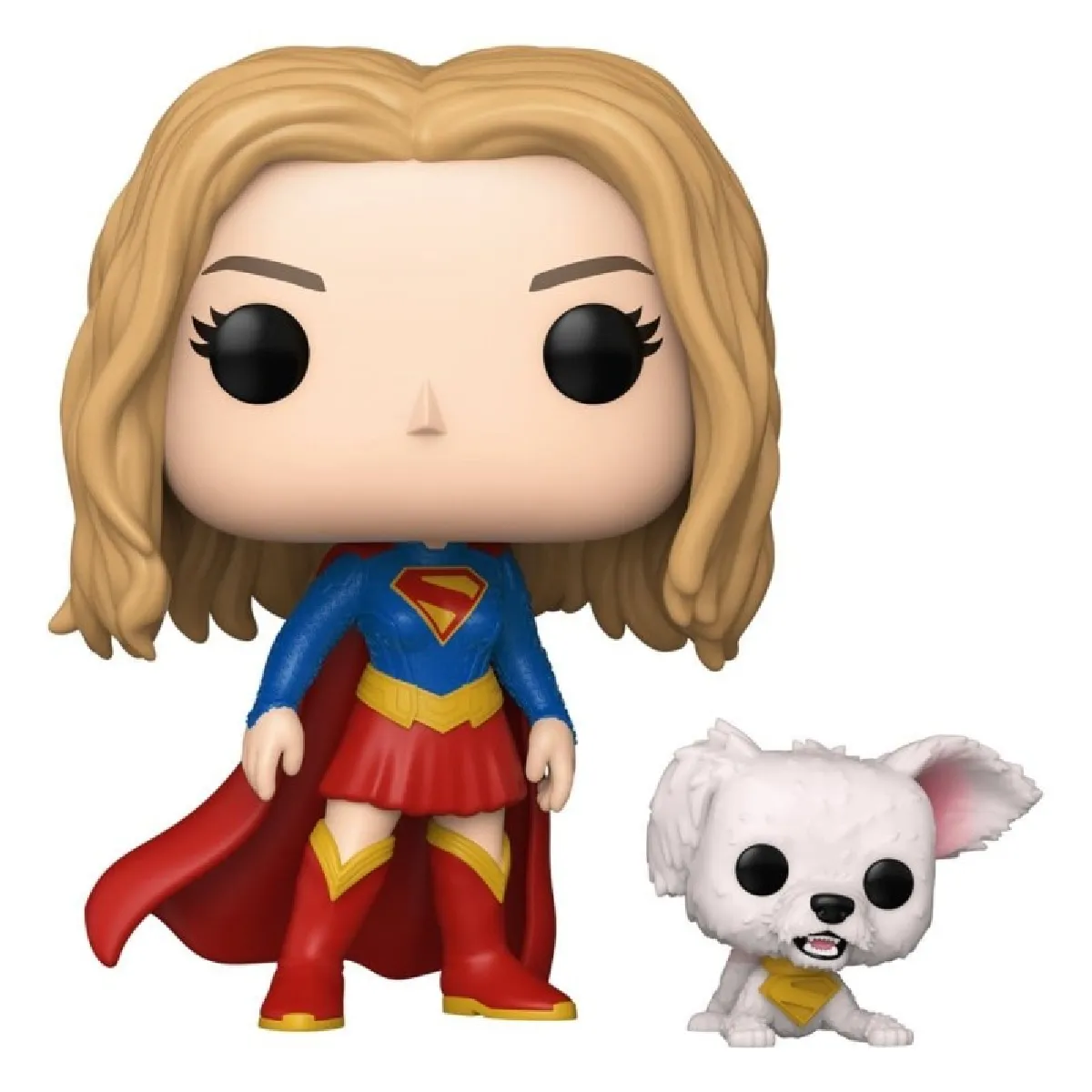Supergirl 2026 Figurine POP! Heroes Supergirl avec Puppy Krypto 9 cm