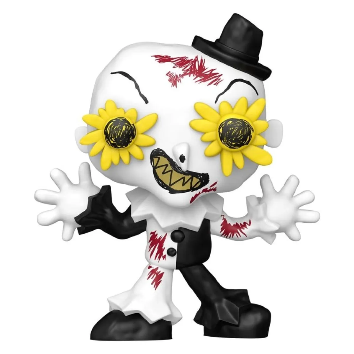 Terrifier Figurine POP! Art le Clown Gribouillage 9 cm - vue 9