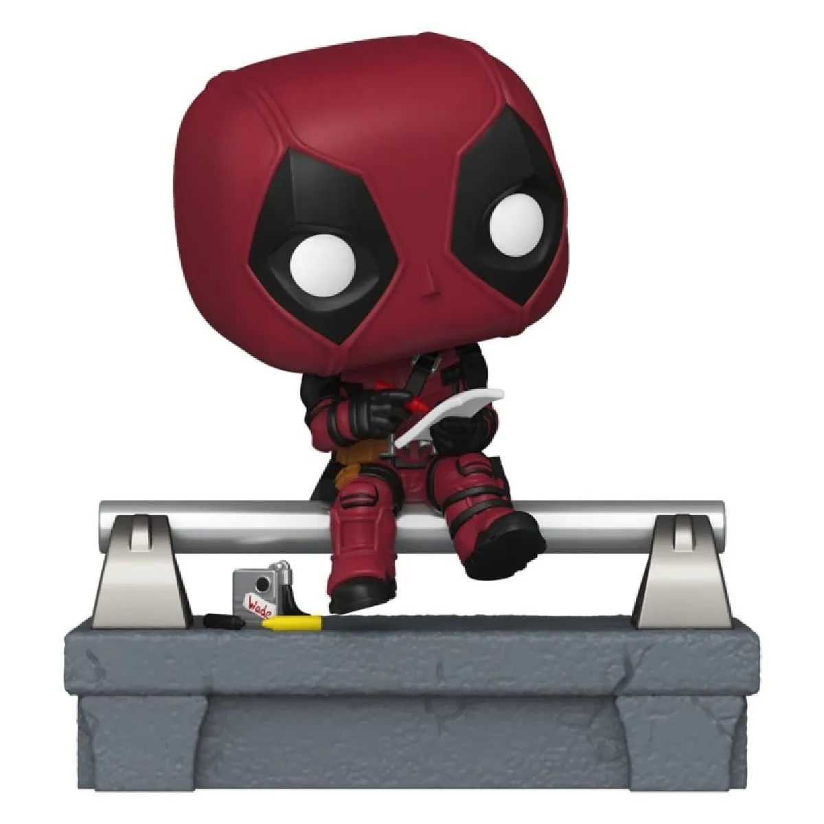 Marvel Figurine POP! Deluxe Deadpool sur le pont 9 cm
