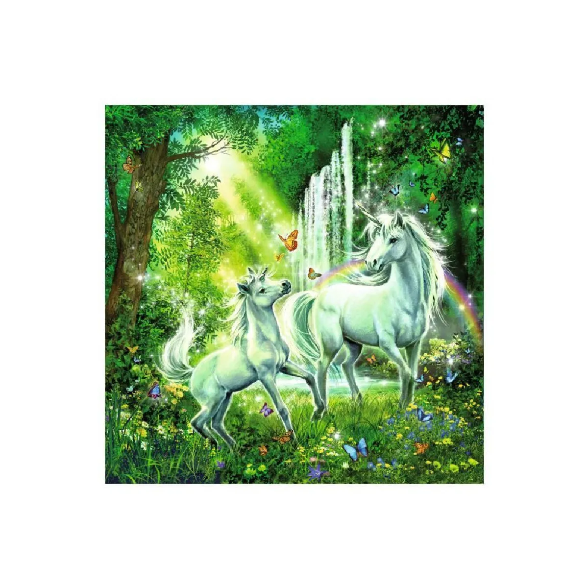Puzzle 3 x 49 pièces : Les licornes Ravensburger Allemagne - vue 7