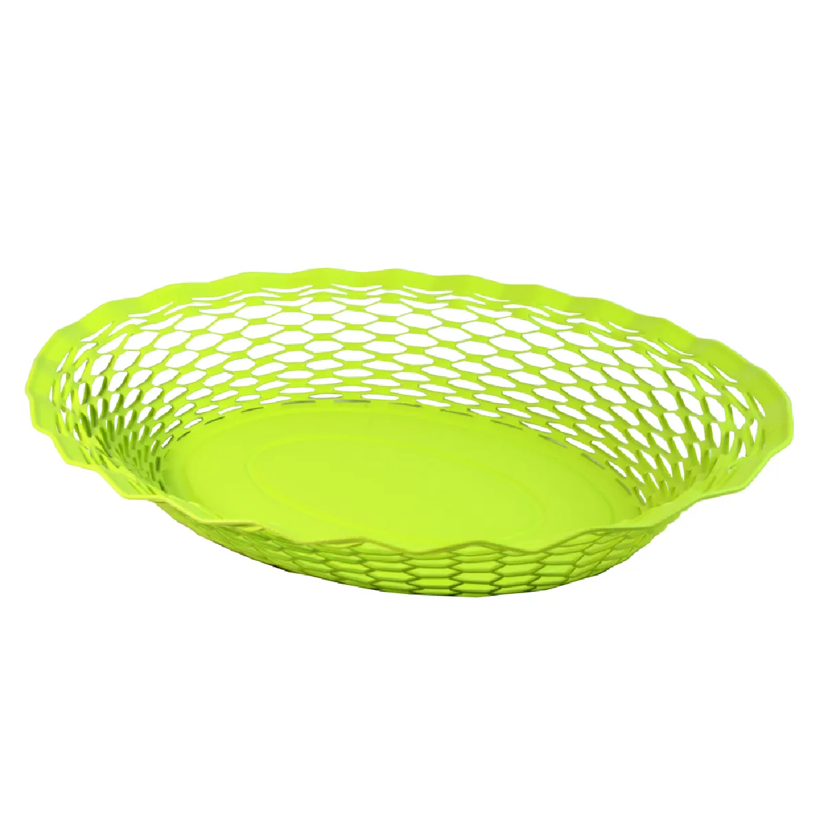Non Communiqué Vert Anis Corbeille À Pain 25X18 Cm - Roger Orfèvre - Vert - Inox - Image 3
