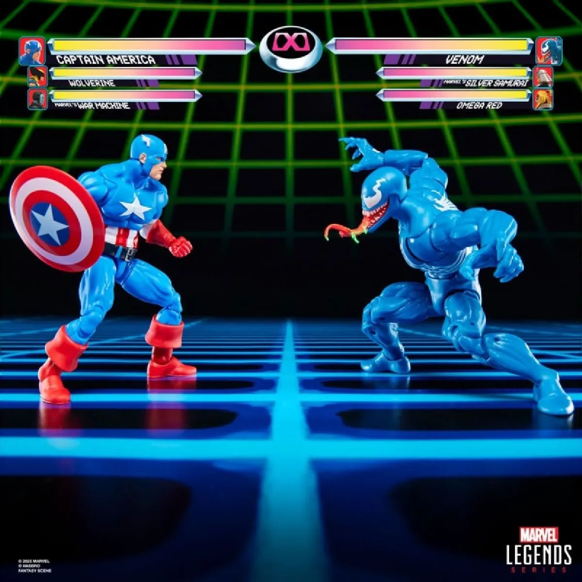 Marvel Legends Gamerverse - Pack 2 figurines Captain America vs. Venom 15 cm