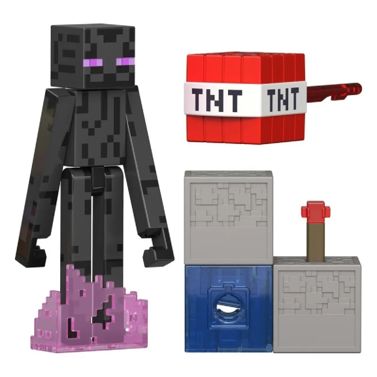Minecraft Figurine Enderman Redstone - vue 2