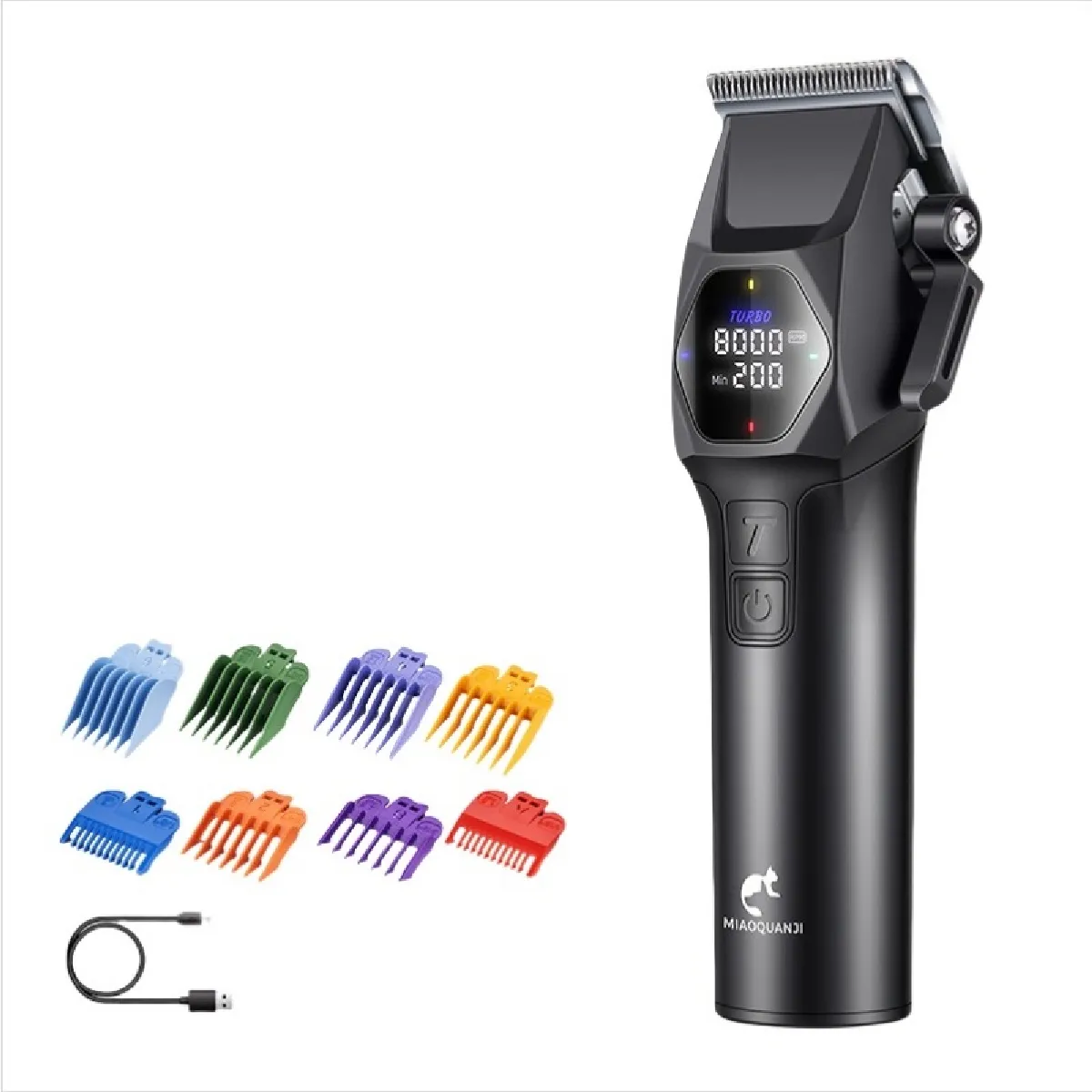 Tondeuse Électrique pour Animaux de Compagnie - Coupe de Poils Professionnelle, Silencieus