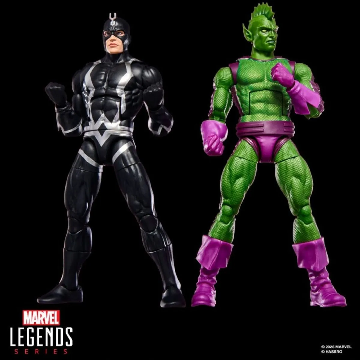 Inhumans Marvel Legends - Pack 2 figurines Black Bolt & Marvel' s Triton 15 cm