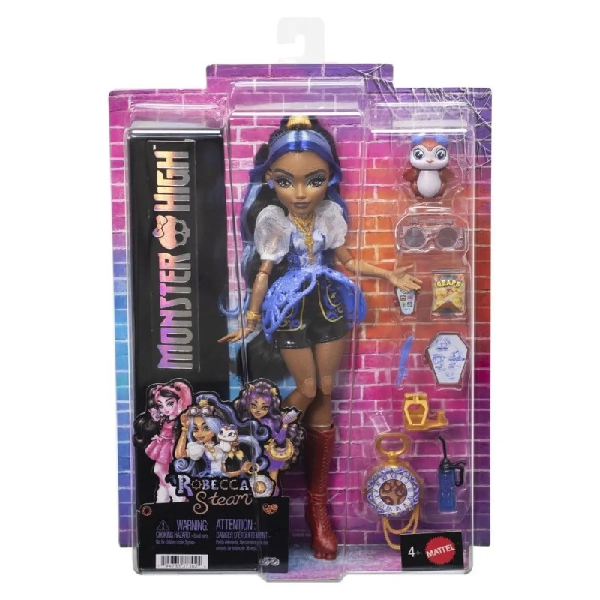 Monster High Poupée Robecca Steam