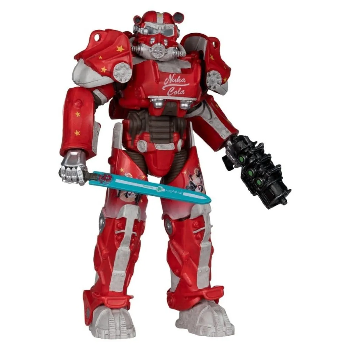 Mcfarlane Toys Fallout - Figurine Fallout Mcfarlane Elite Edition 76 Nuka Cola T-60 (Gold Label) 19 Cm