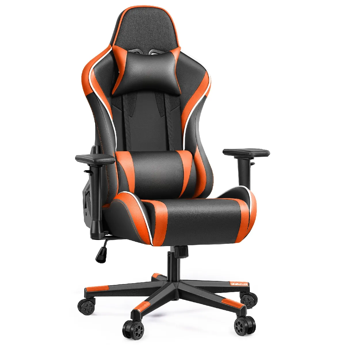 BYTELIKE Fauteuil gaming ergonomique - Noir et orange
