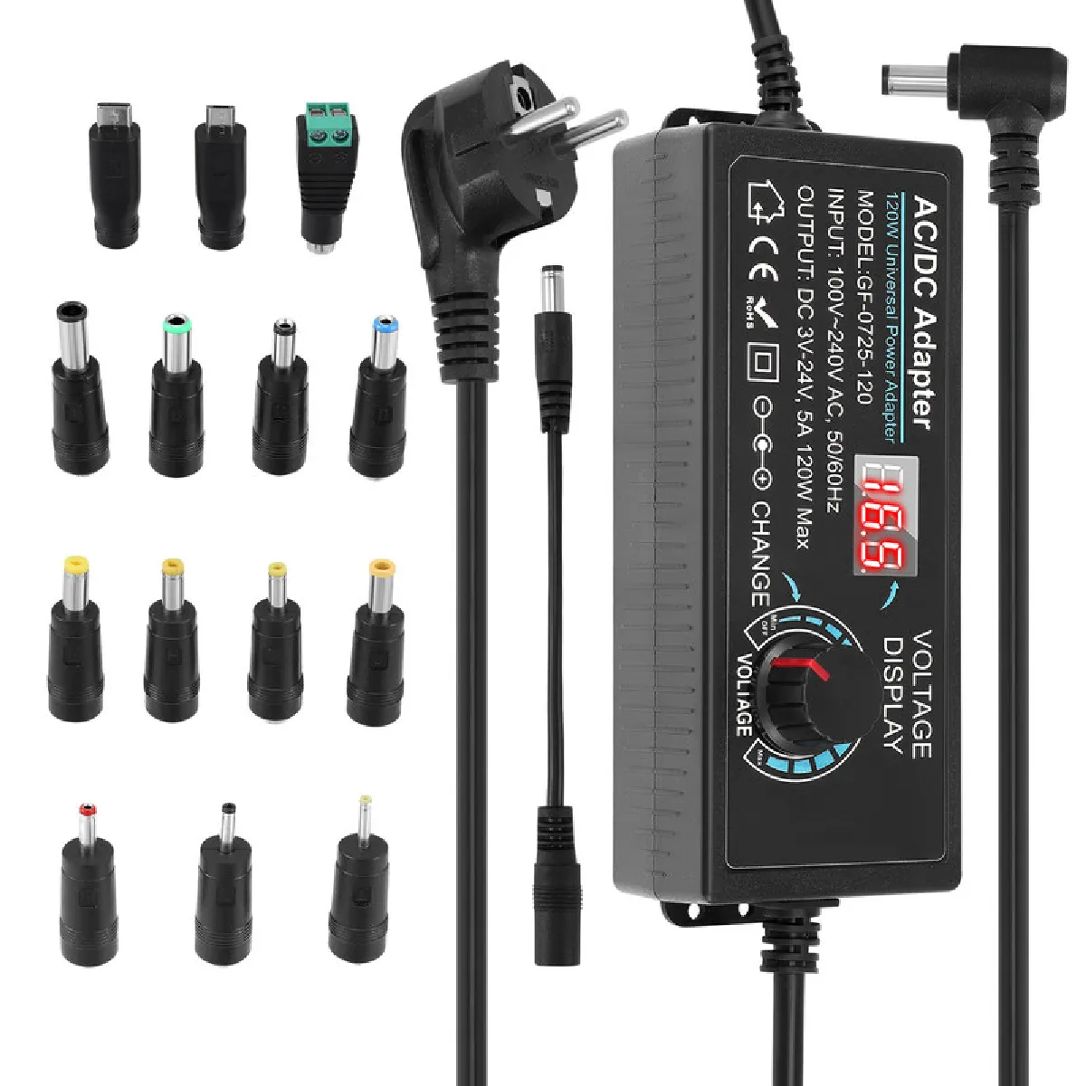 Vurahome Adaptateur Secteur Universel - 65 W