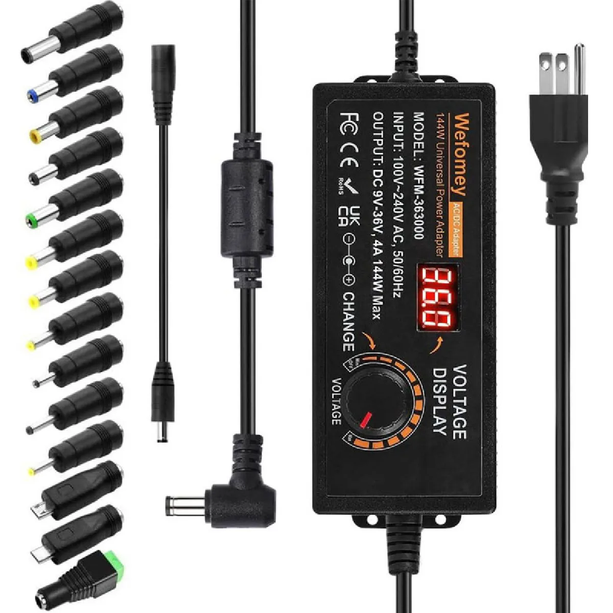 Vurahome Adaptateur Secteur Universel Pour Ordinateur Portable - 144 W