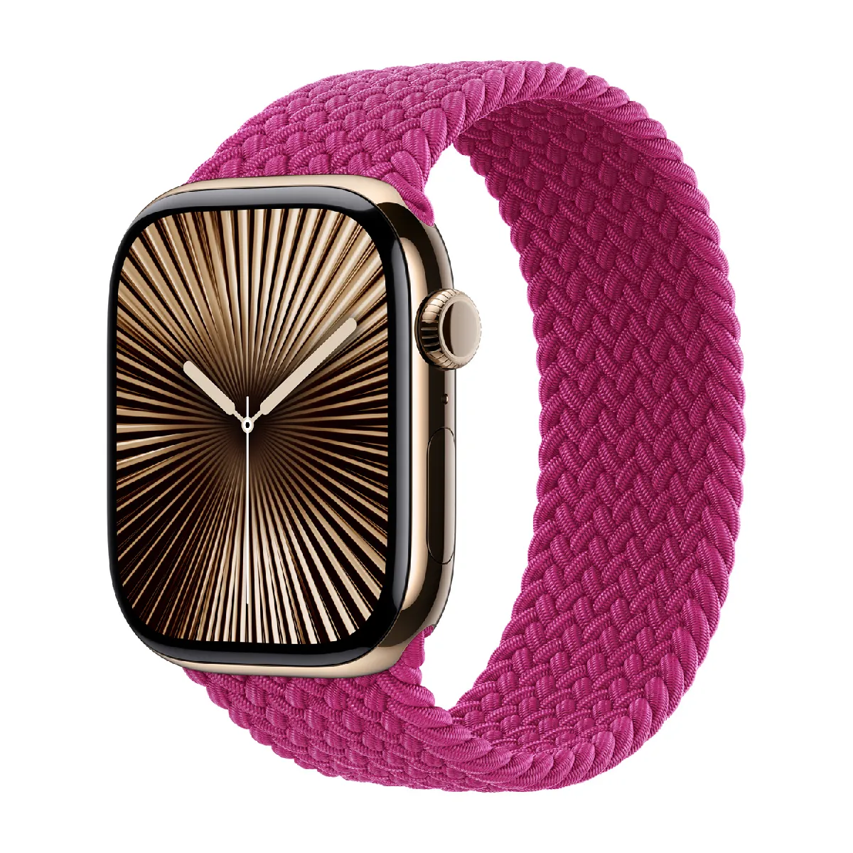 Bracelet Solo tressé pour Apple Watch 44/45/46/49 mm - Taille 1 - Magenta