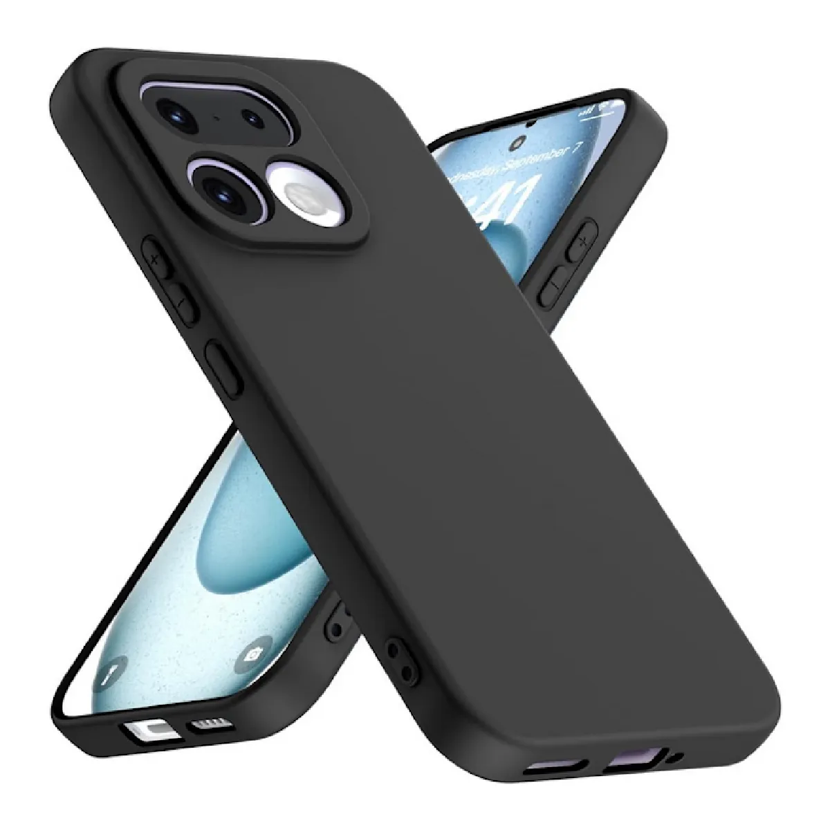 Htdmobiles Noir Coque En Silicone Realme 16 Pro 5G